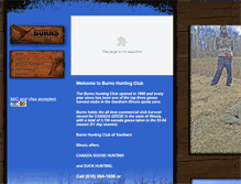 Tablet Screenshot of burnshuntingclub.com